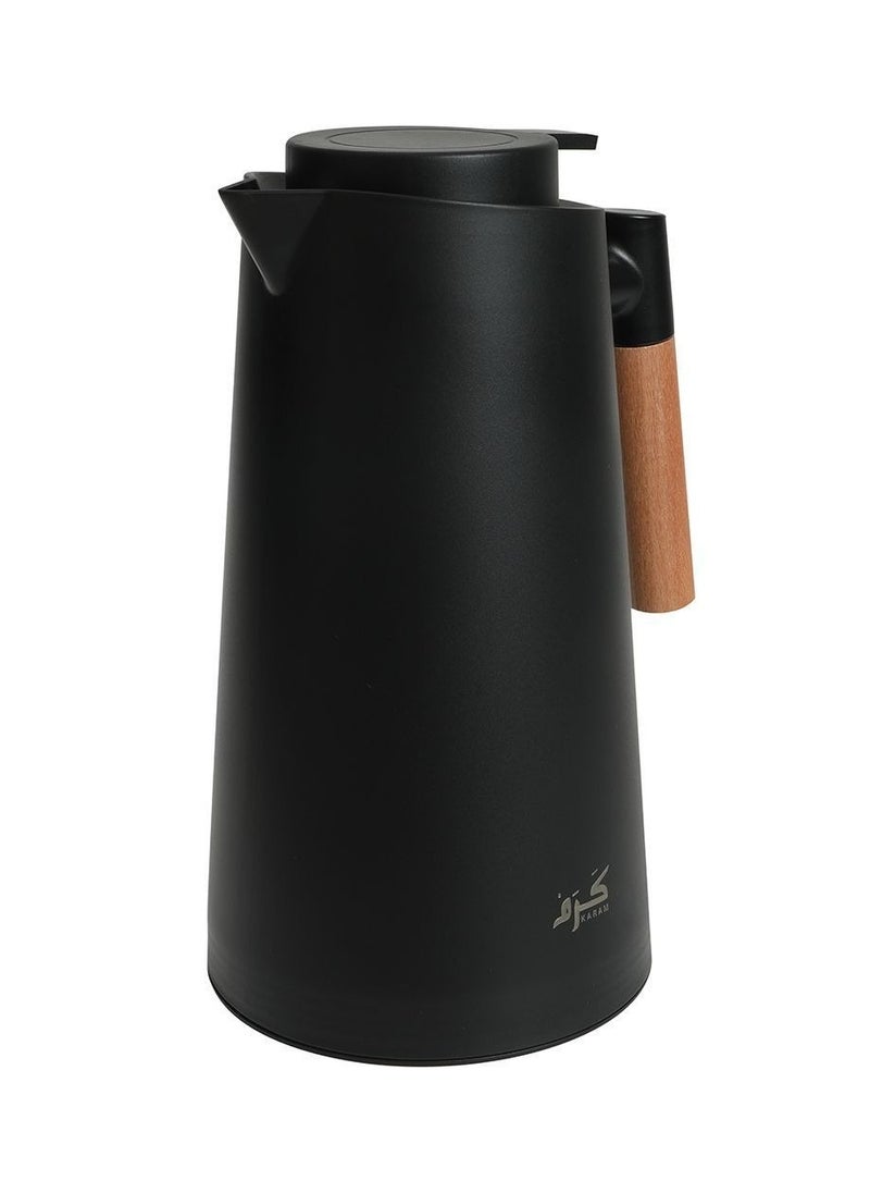 Karam - Karam 1000ml Thermos Kettle (Black) - Image 1
