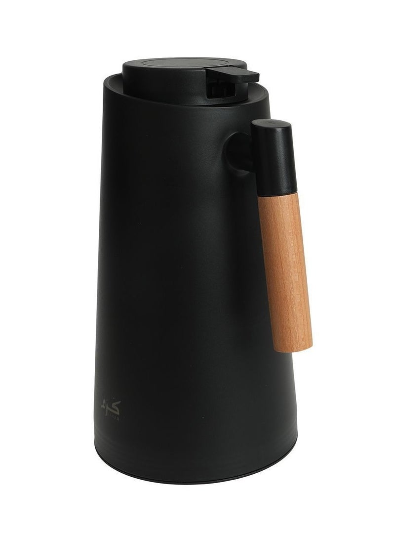 Karam - Karam 1000ml Thermos Kettle (Black) - Image 1