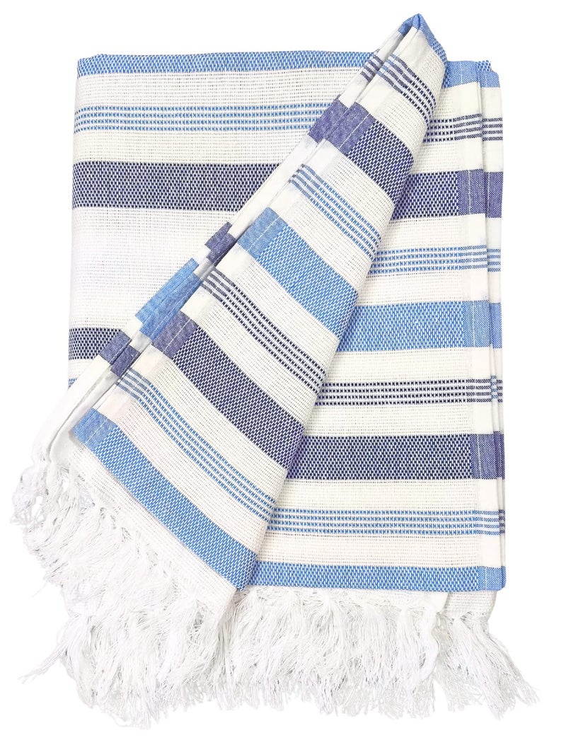 Arvore 100% Cotton Large Bath Towel | Soft, Absorbent, Light Weight, & Quick Dry Towel – Ideal for Bath, Travel, Gym, Beach, Pool, and Yoga | 30 X 60 Inches / 75 X 150 Cms (2, Multi) - Image 3