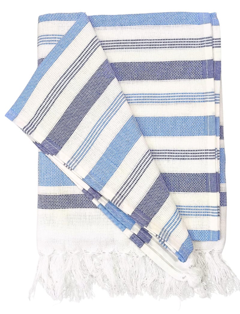 Arvore 100% Cotton Large Bath Towel | Soft, Absorbent, Light Weight, & Quick Dry Towel – Ideal for Bath, Travel, Gym, Beach, Pool, and Yoga | 30 X 60 Inches / 75 X 150 Cms (2, Multi) - Image 5