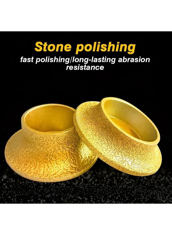 Diamond French Bevel Edge Sanding Wheel 10mm Thickness For Marble Quartz Granite - Image 3