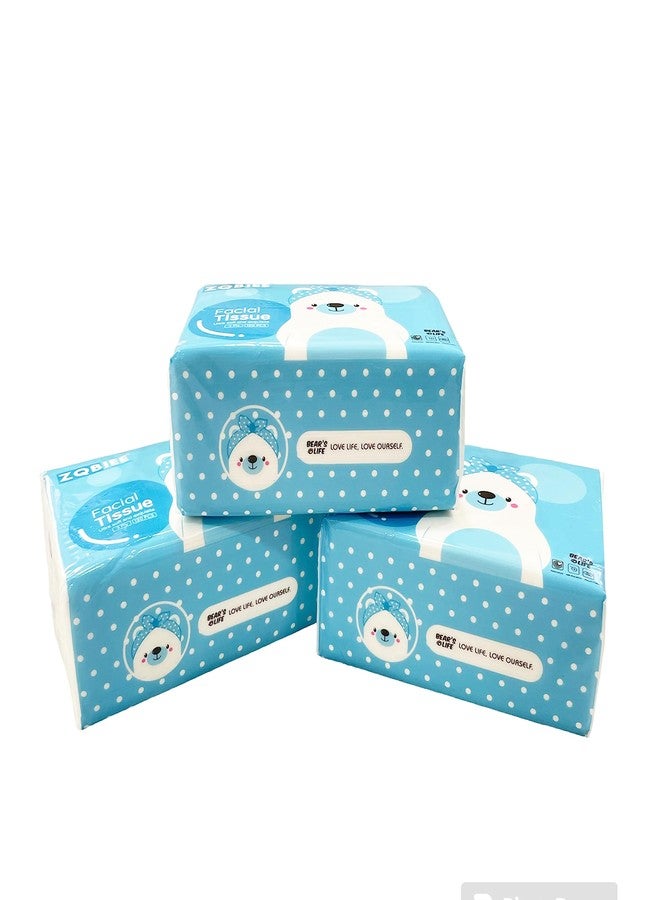 ZQBIEE 100% Skin-safe Sleek Tissue Paper & use for Car, Bathroom, Bedroom, Office & Facial Tissue Paper (PACK OF 10) - Image 5