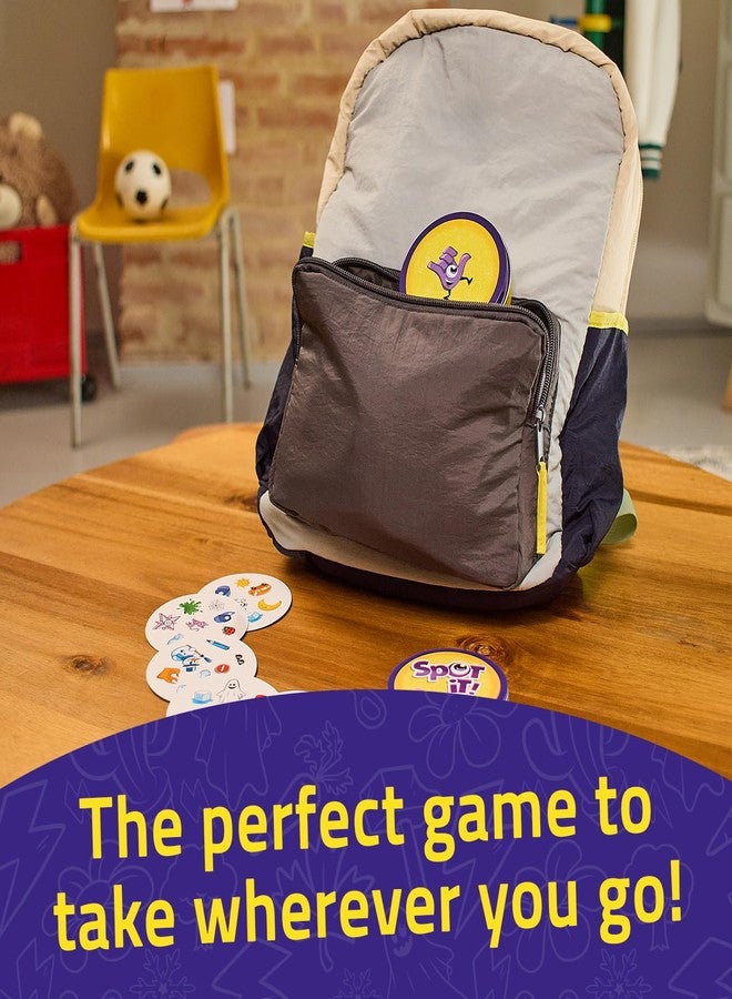 Asmodee Spot It! Classic Card Game (2024 Refresh) - Eco-Blister Edition, 5-in-1 Visual Perception Game for Quick Reflexes and Family Fun, Ages 6+, 2-8 Players, 10 Minute Playtime - Image 5