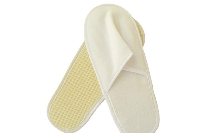 Sevenhills Toiletries Sevenhills Toiletries 25 Pairs Hotel Accessories Guest House Kit Guest Room Slipper Free Size 5MM Sole Terry Towel  Pack of 25 pairs WhiteUnisex  - Image 2