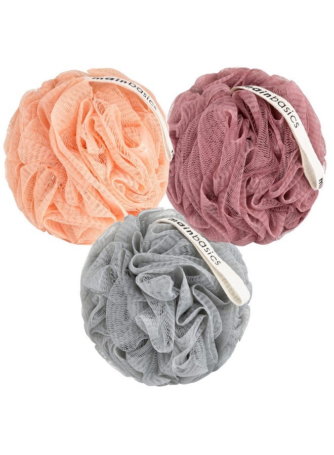 ماين بايسكس إسفنجة الاستحمام والليفة من MainBasics ومقشر الجسم (مجموعة من 3 قطع) - Image 1