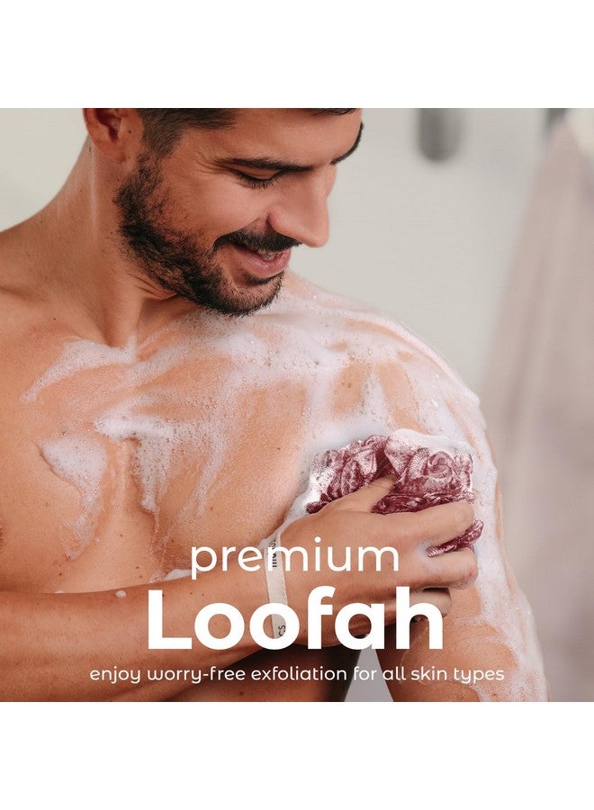 ماين بايسكس إسفنجة الاستحمام والليفة من MainBasics ومقشر الجسم (مجموعة من 3 قطع) - Image 2