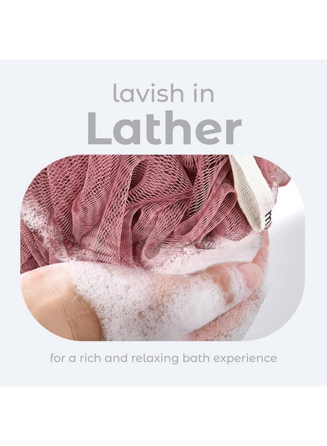 ماين بايسكس إسفنجة الاستحمام والليفة من MainBasics ومقشر الجسم (مجموعة من 3 قطع) - Image 4