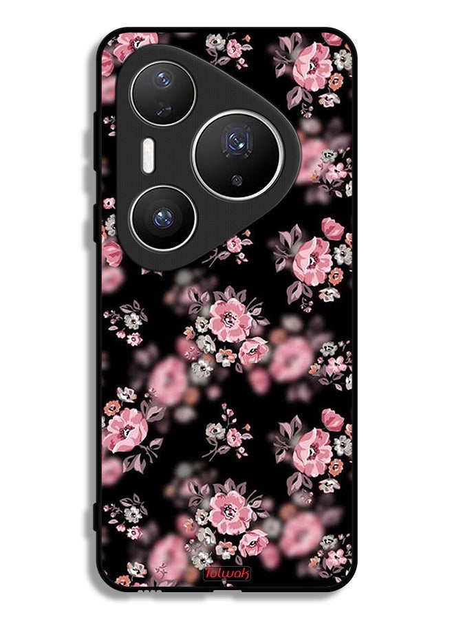 Tolwak Huawei Pura 80 Pro Plus Protective Case Cover Portrait Flowers Pattern - Image 1