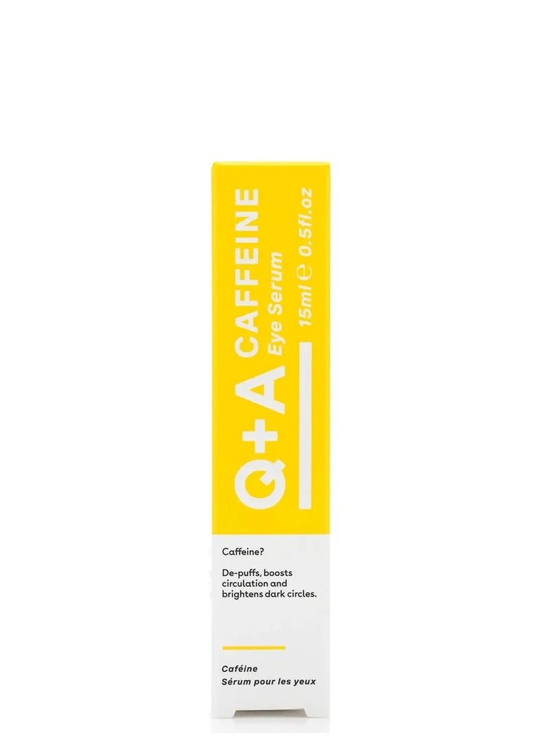 Q+A Caffeine Serum To Reduce Puffiness And Dark Circles Around The Eyes And Hide Wrinkles - 15 ml - Image 3