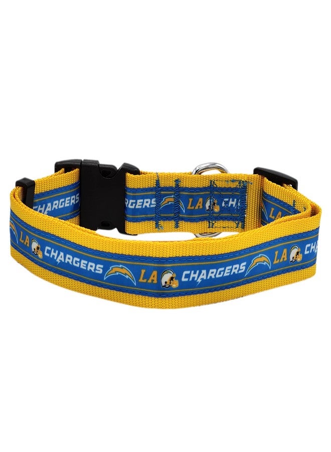 Pets First NFL Los Angeles Chargers Dog & Cat Collar, X-Large Football Team Collar - Shiny & Colorful, Licensed by The NFL - Image 2