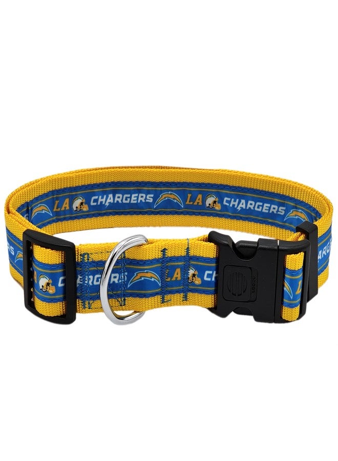 Pets First NFL Los Angeles Chargers Dog & Cat Collar, X-Large Football Team Collar - Shiny & Colorful, Licensed by The NFL - Image 1