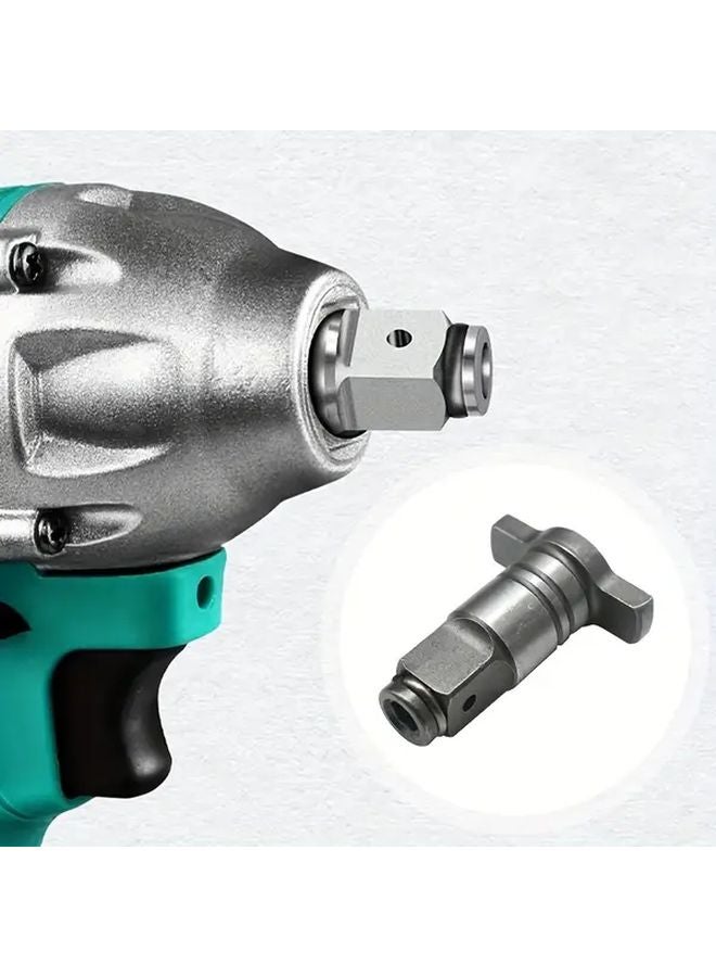 Silvery Universal T Shaft Adapter Multi Functional Chuck For Wireless Drills - Image 2