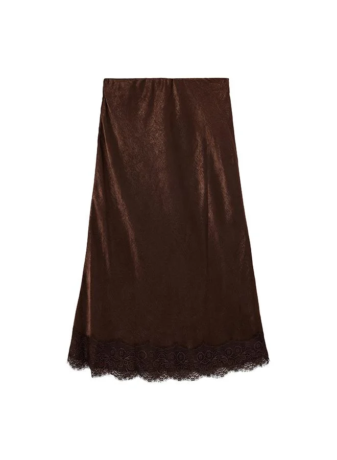 Koton  Satin Midi Skirt for Women | Best Price UAE