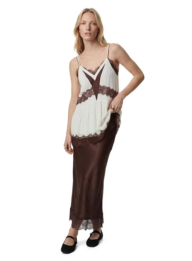 Satin Midi Skirt