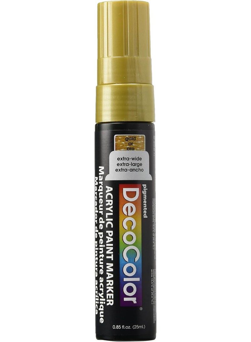 Uchida of America 415-GLD 15 MM Decocolor Acrylic Marker, Gold