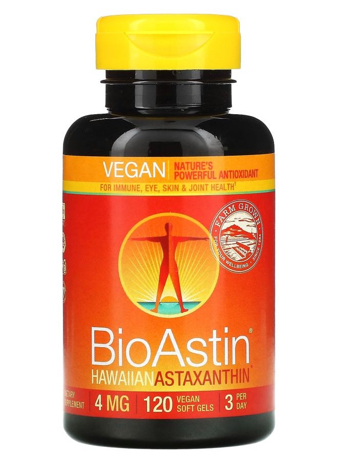 Nutrex Hawaii - BioAstin 4 mg 120 Vegan Soft Gels - Image 1