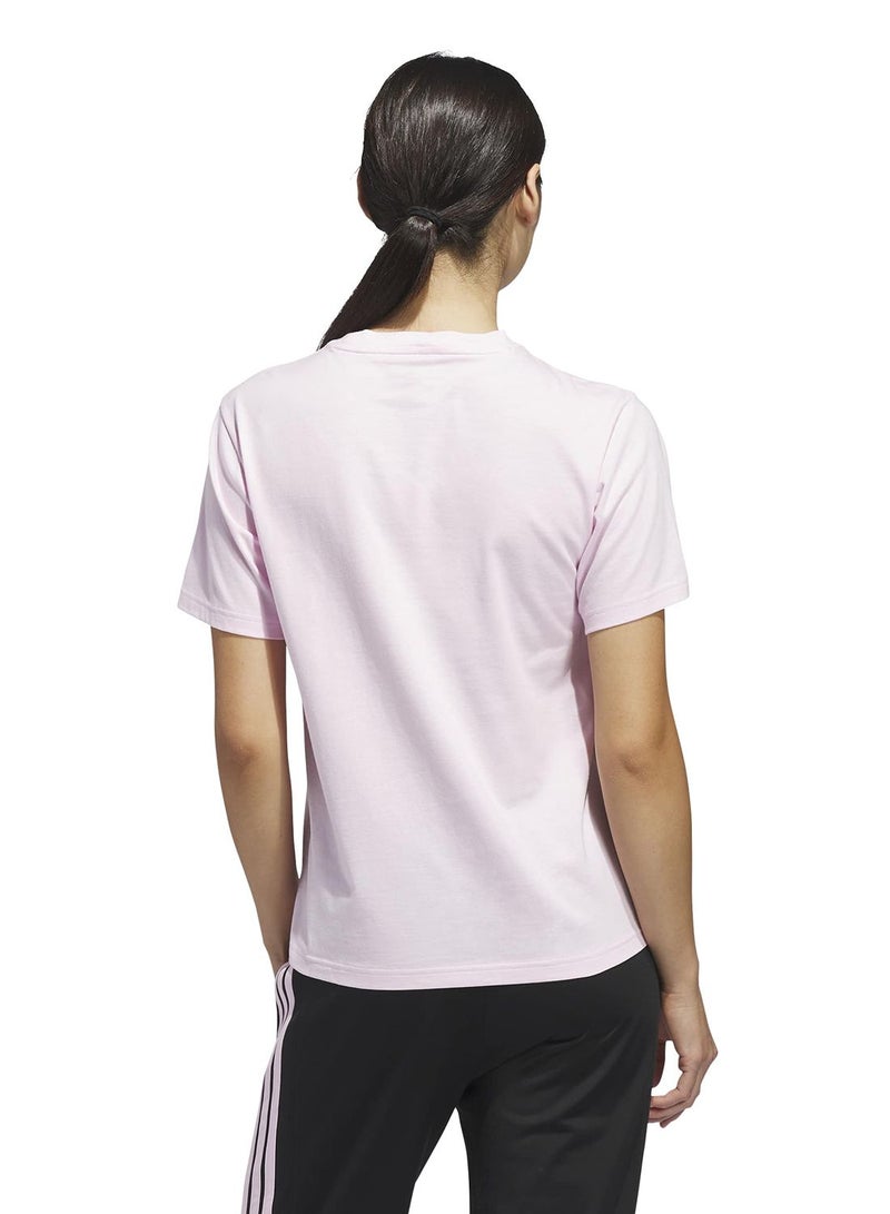 Adidas Textured Gingham Big Logo Graphic T-Shirt - Image 2