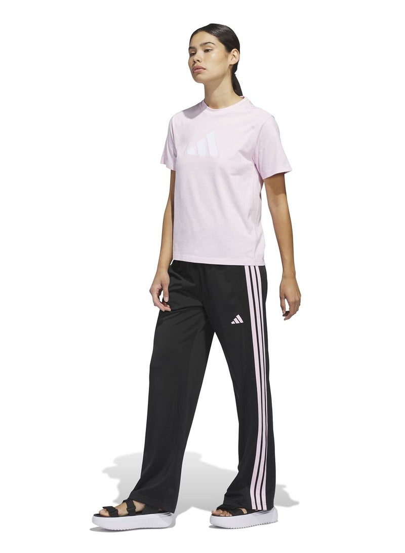 Adidas Textured Gingham Big Logo Graphic T-Shirt - Image 5