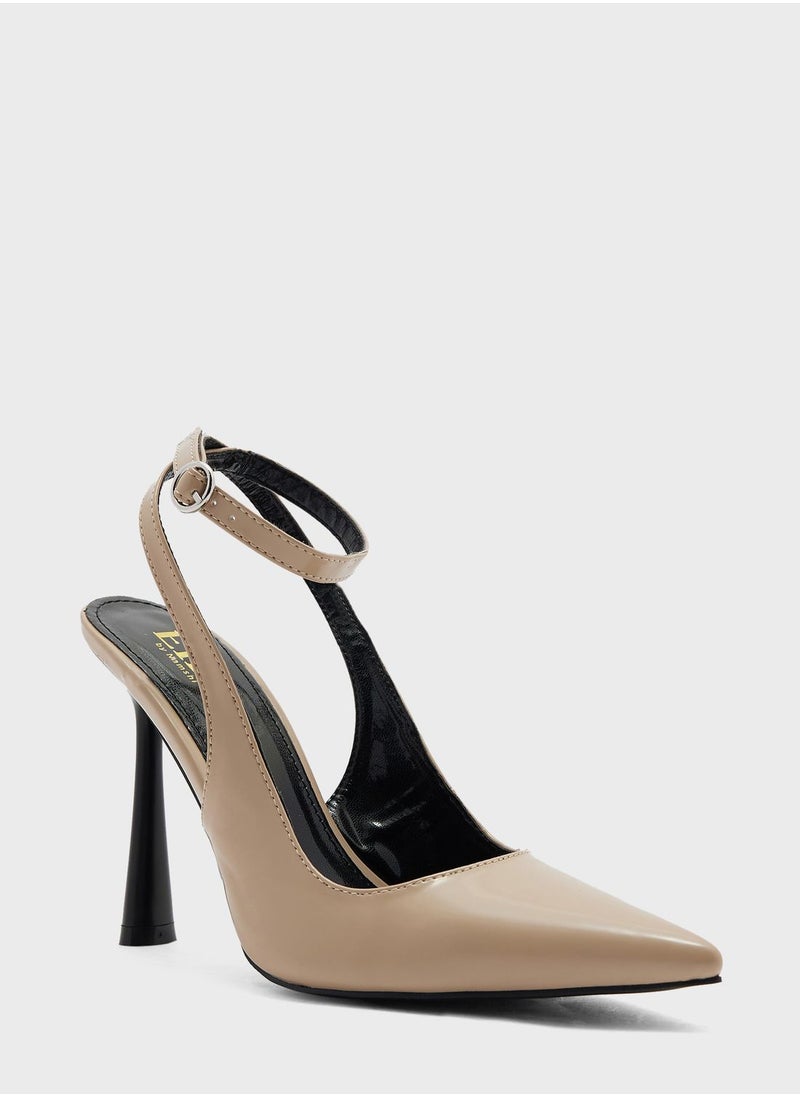 ELLA - High Heel Sling Back Pump - Image 1