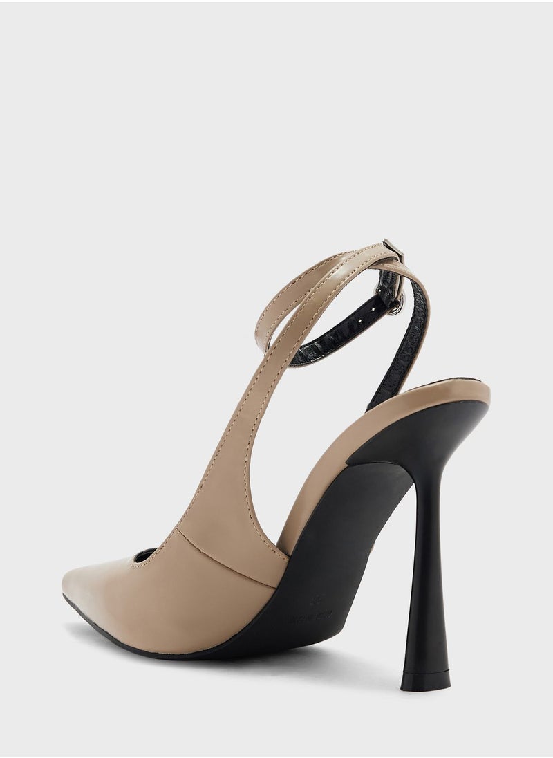 ELLA - High Heel Sling Back Pump - Image 1
