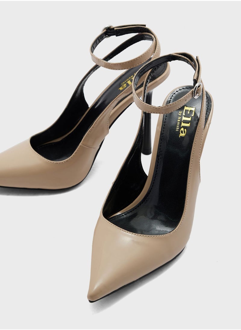 ELLA - High Heel Sling Back Pump - Image 1