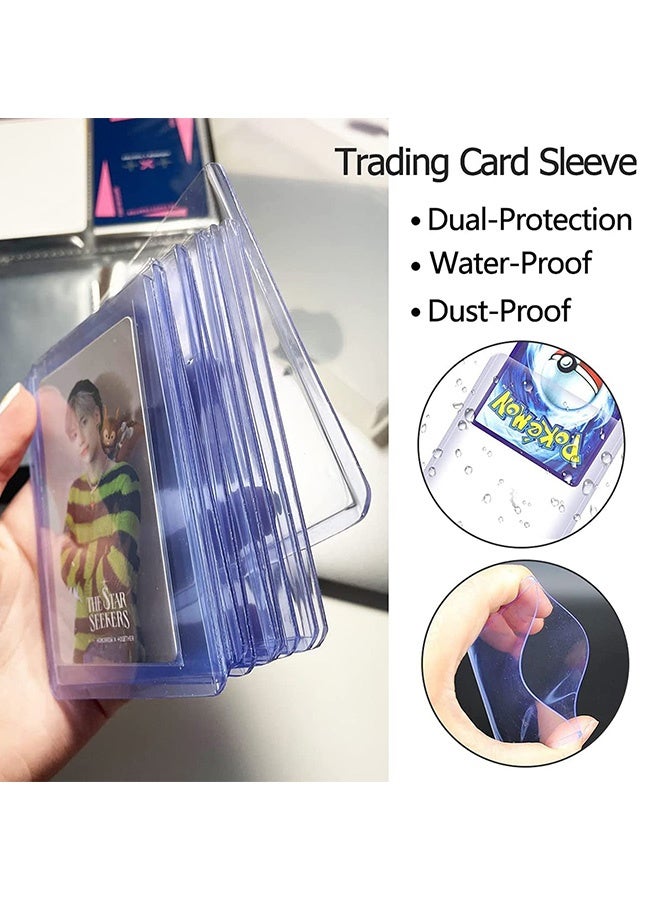 Peachjoy Hard Plastic Card Sleeves Top Loaders for Trading and Sports Cards, Protective Holder for Cards Smaller Than 9.8 x 7.5cm, 100pcs  - Image 3