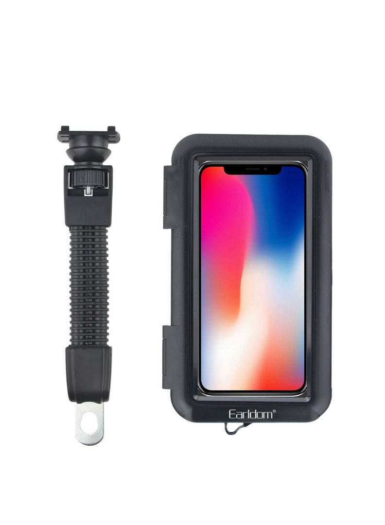 أيرلدوم دراجة نارية حامل هاتف المحمول-قوس مقاوم للماء للهواتف 4.7 إلى 6.8 بوصة ، 360-دوران ، مكافحة صدمة جبل - Image 3