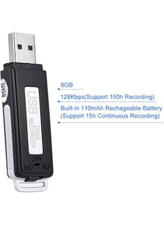 erorex 8Gb Portable Usb Disk Audio Voice Recorder Sk 868 Voice Recorder  - Image 2