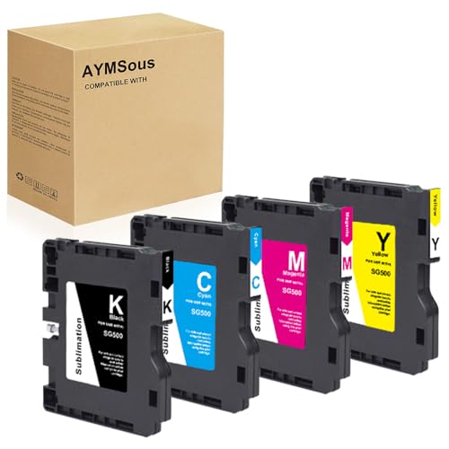 AYMSous New SG500 SG1000 Latest Upgraded Chip Sublimation Ink Cartridge Compatible for Virtuoso SG500 SG1000 Printer - Image 1