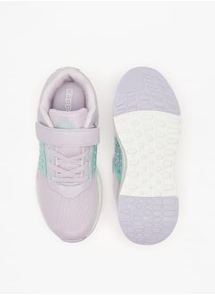 Kappa Girls' Colourblock Sports Shoes with Hook and Loop Closure  - Image 4