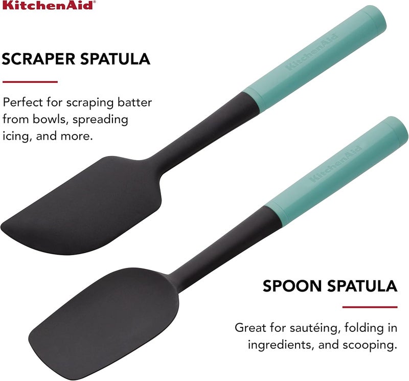 KitchenAid مجموعة ملعقة عالمية، 2 قطعة، سماء أكوا - Image 3