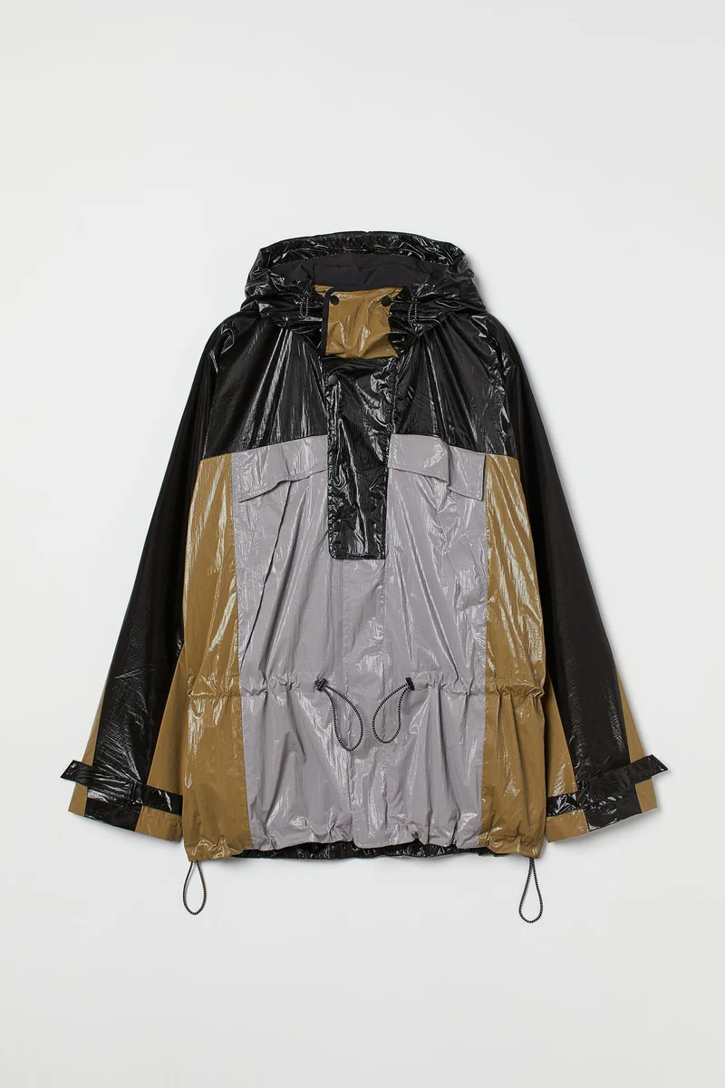 H&M Block-coloured nylon jacket