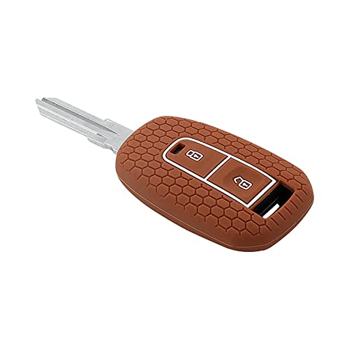 CARMATE Silicone Car Key Cover KC-22 Fit for (ndica Vista, Indigo Manza )-Brown - Image 3