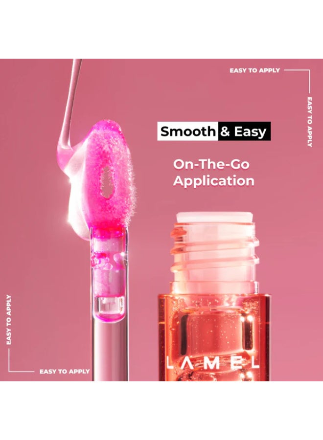 لاميل All in One Lip Tinted Plumping Oil №401 Peachy - Image 5