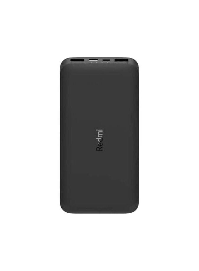 10000 mAh Xiaomi Redmi Power Bank, 10000mAh - Black Black