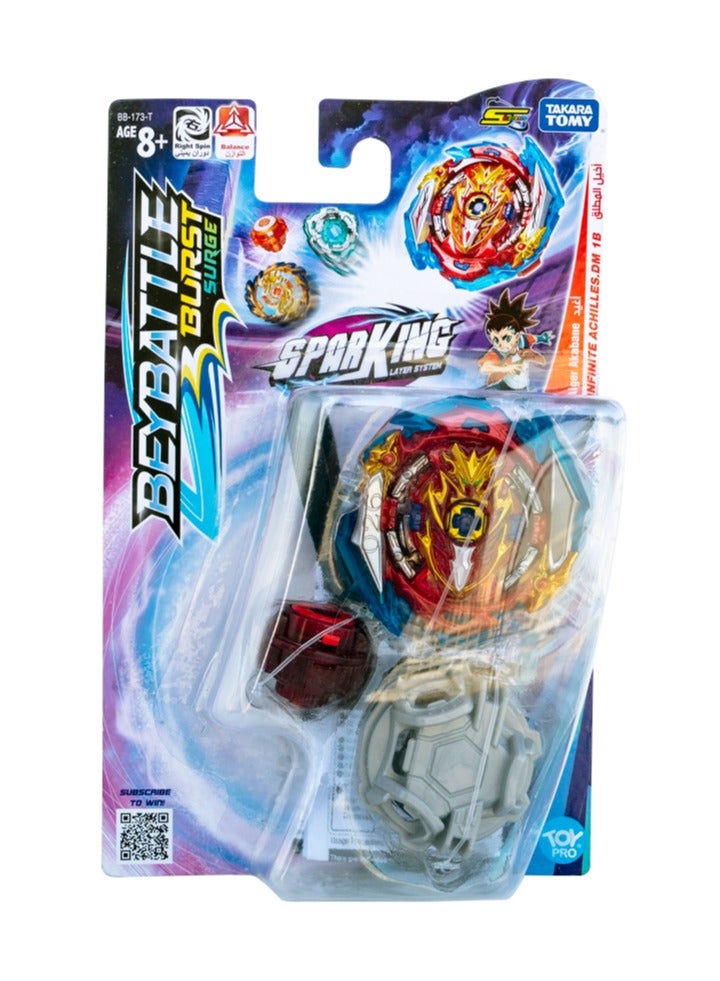 BEYBLADE BURST Takara Tomy-Beyblade-Beybattle Burst Infinite Achilles S5 Right Spinning Type Top | Gift for Beyblade Lovers and Kids - Image 5