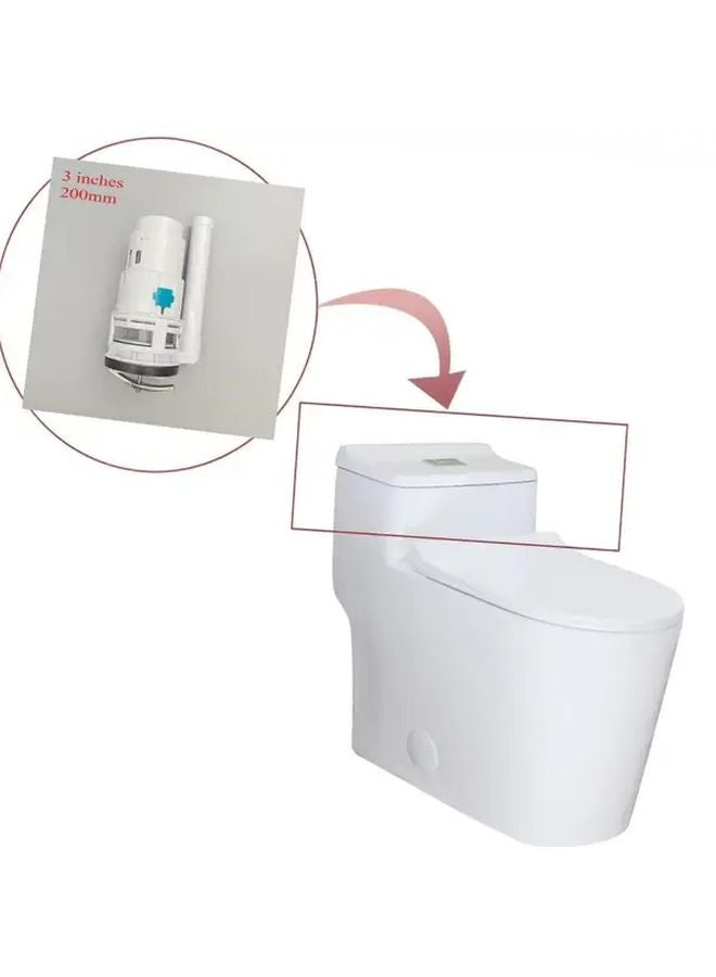 Dual Flush Toilet Valve 2 Inch Adjustable Height 7 8 10 Inch For Water Tank - Image 2