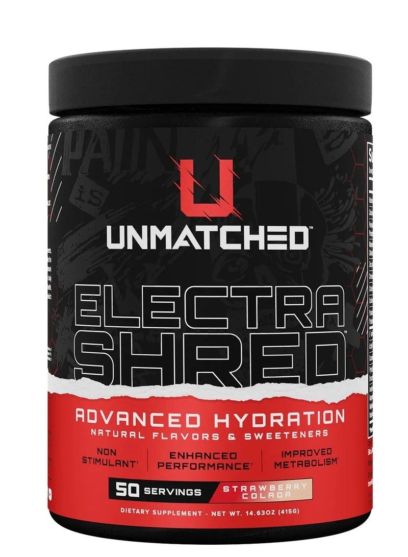انماتشد Unmatched Electro Shred وزن 400 جم – نكهة فراولة كولادا - Image 1