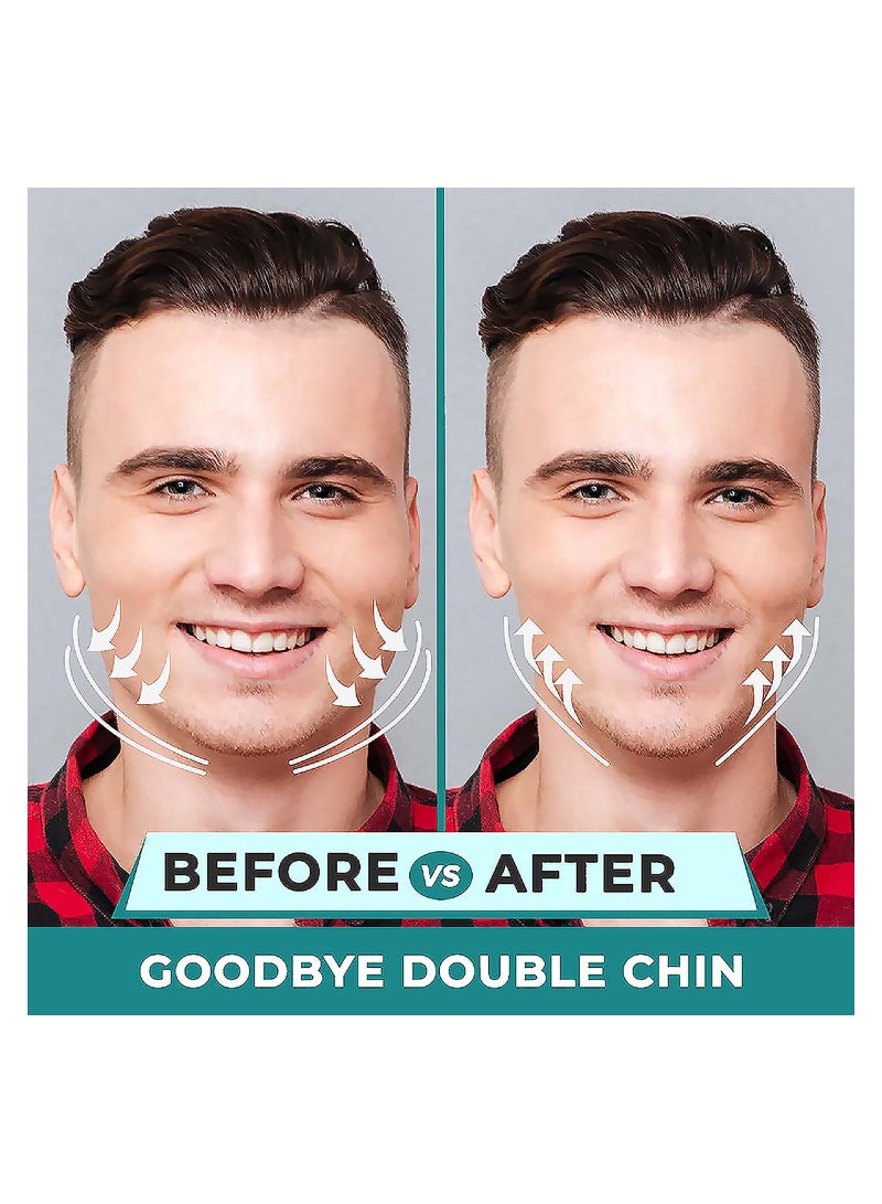 Zikra مجموعة تمارين الفك، جهاز تمرين الفك، لتشكيل الوجه وتنحيفه، جهاز تمرين الوجه، مقوي الفك، تقوية الرقبة، خافض للتوتر للرجال والنساء لوجه أنحف ومشدود - Image 3