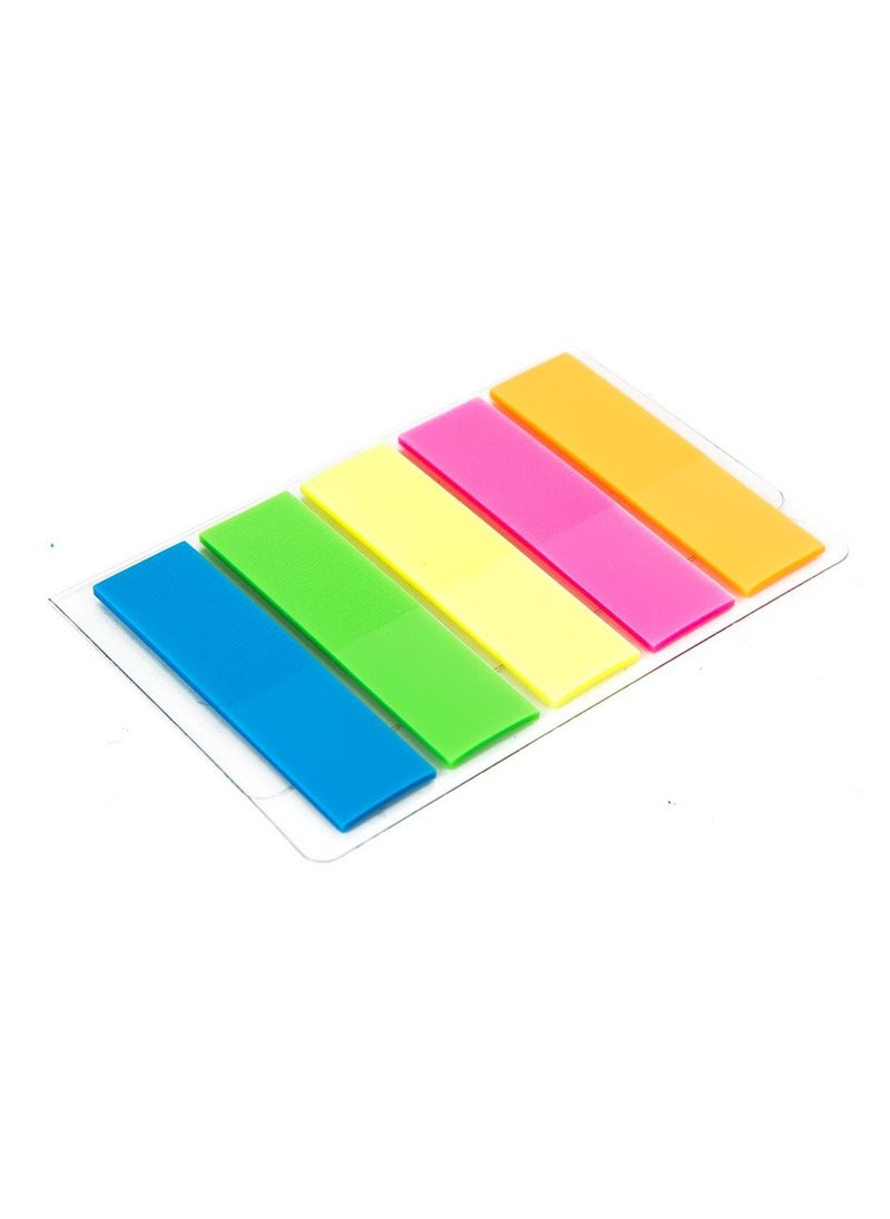 Deli 100-Piece Plastic Index Tabs 44x12mm Size Multicolour  - Image 3