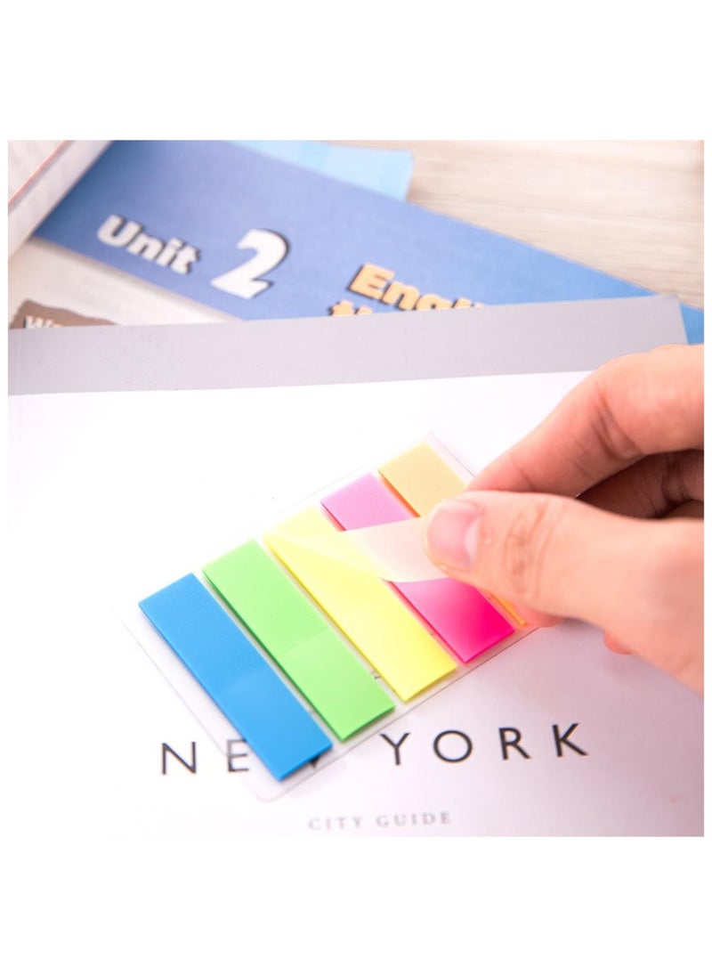 Deli 100-Piece Plastic Index Tabs 44x12mm Size Multicolour  - Image 4