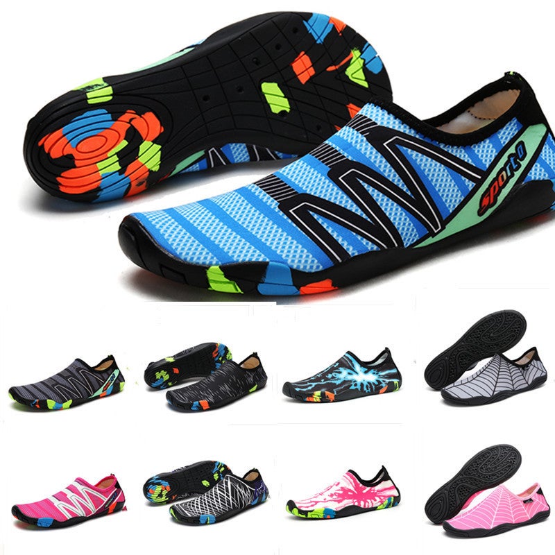 swimming shoes diving shoes outdoor beach shoes couple upstream shoes bare feet quick-drying shoes snorkeling shoes wading shoes - Image 4