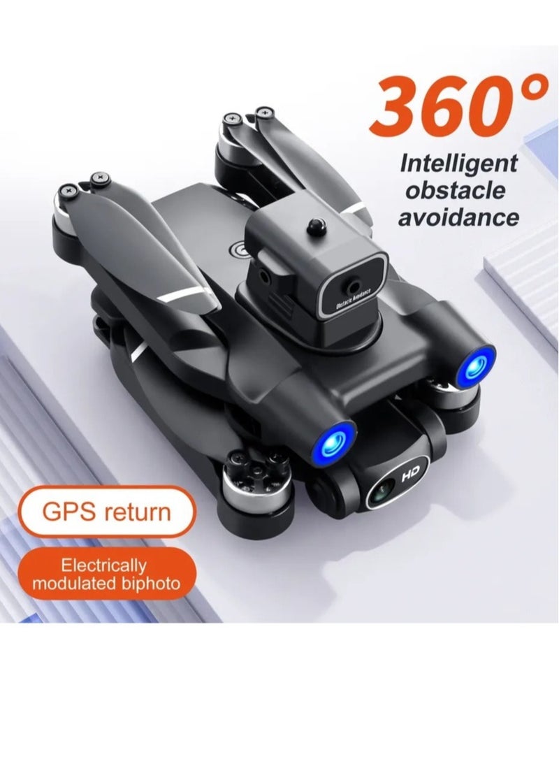 AROAQ S136 Mini RC Quadcopter Folding Drone with GPS Infrared Obstacle Avoidance Brushless Motors With 3 Batteries  - Image 2