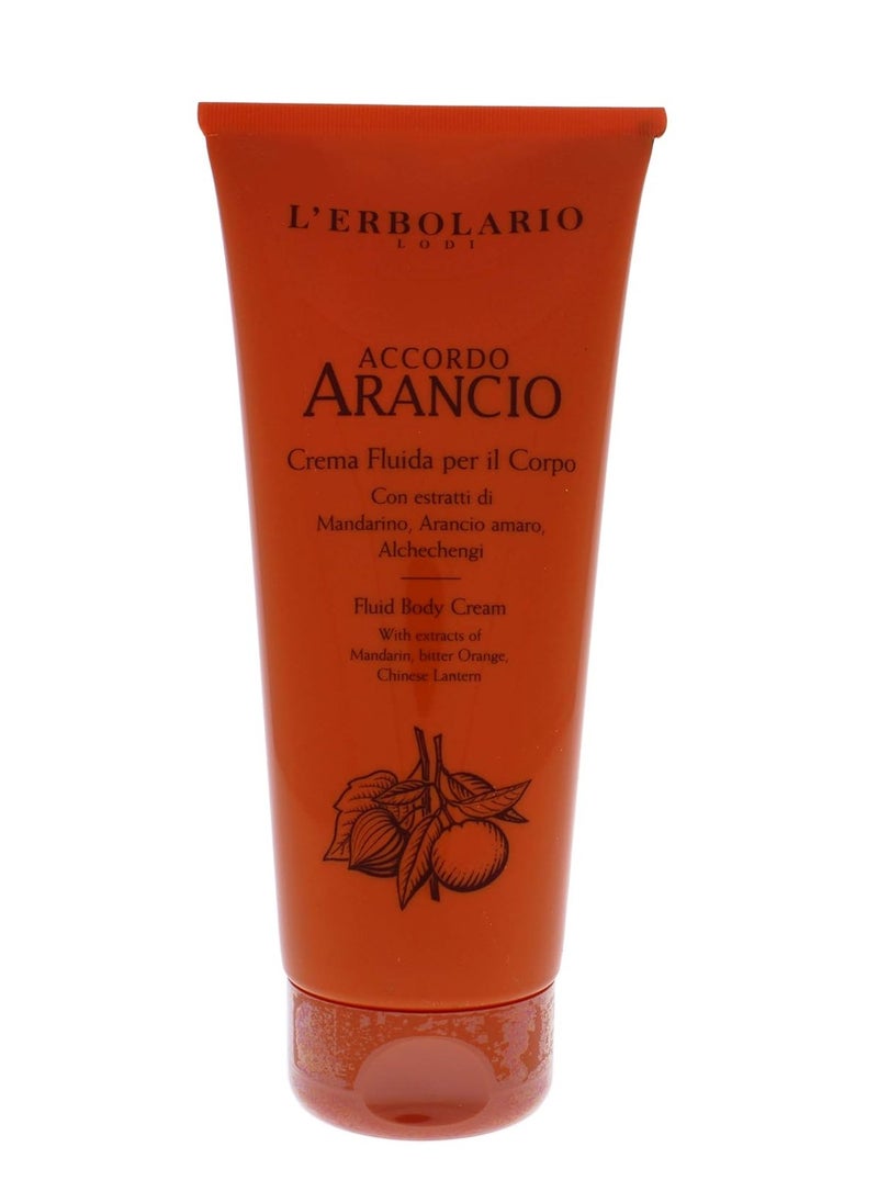 L'Erbolario L’Erbolario Accordo Arancio Body Cream - Citrus-Infused Moisturizer for Dry Skin - Brightening Body Cream - Uplifting Citrus Fragrance - 6.7 oz  - Image 2