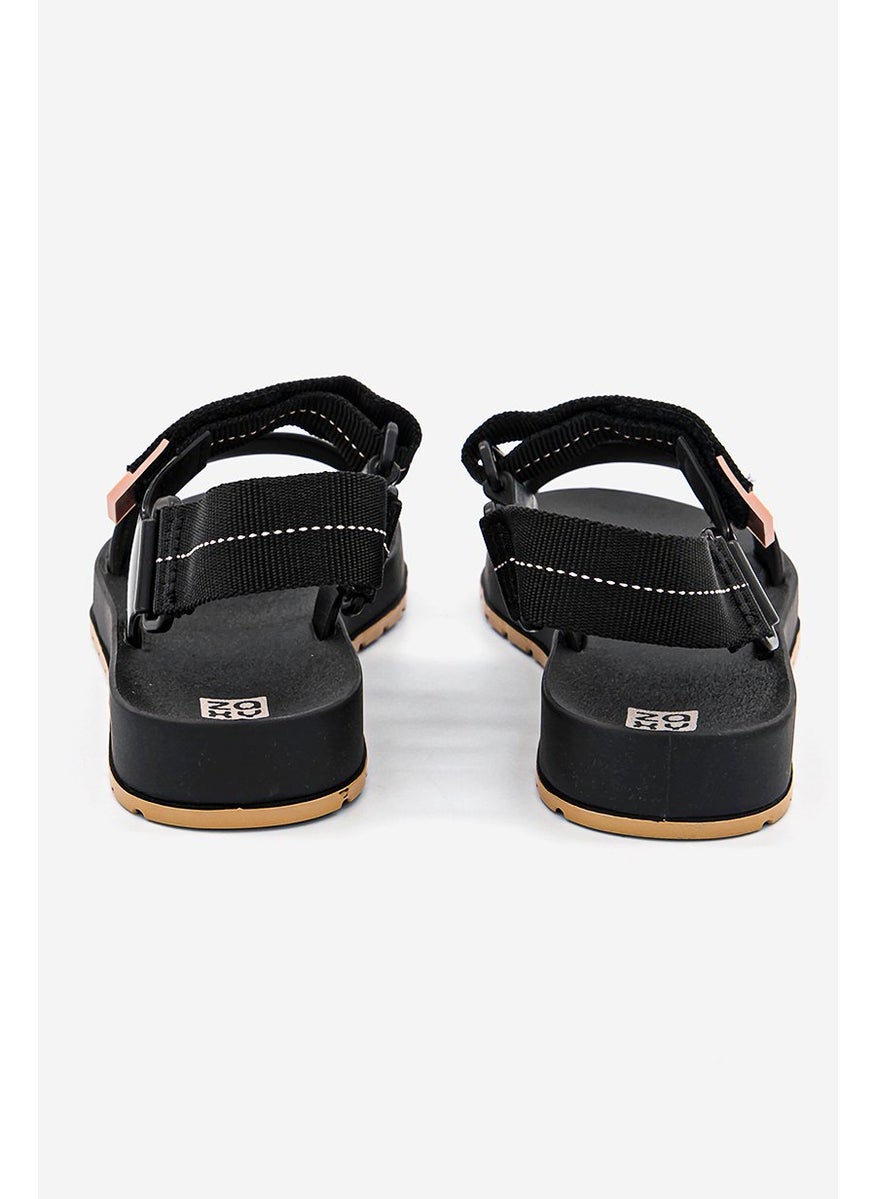Zaxy Women Zaxy Way Papete Sandals, Black and Brown  - Image 2