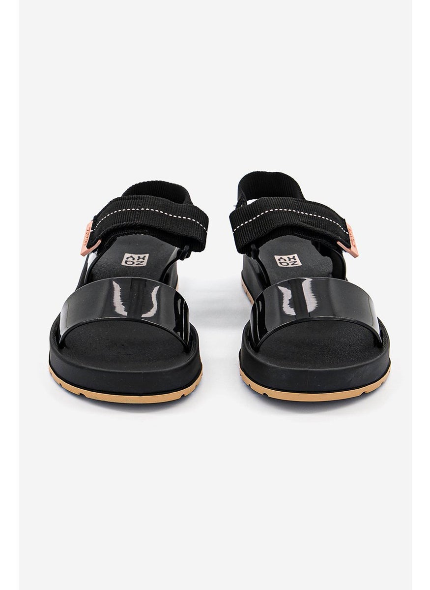 Zaxy Women Zaxy Way Papete Sandals, Black and Brown  - Image 3