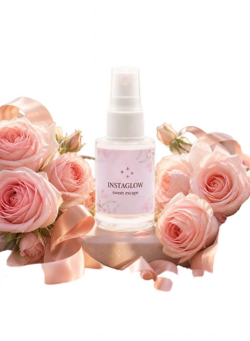 INSTAGLOW Hair mist alcohol free floral  powdery fragrance fine hair mist - Image 1