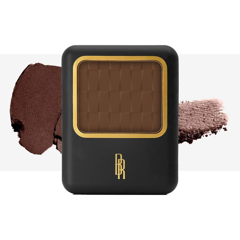 Black Radiance Pressed Powder, Pigment-Rich Matte Finish for Dark Skin Tones, Oil-Absorbing Compact with Mirror & Sponge - Rich Mahogany - Image 1