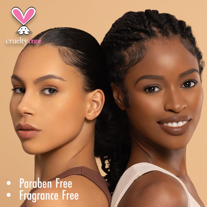 Black Radiance Pressed Powder, Pigment-Rich Matte Finish for Dark Skin Tones, Oil-Absorbing Compact with Mirror & Sponge - Rich Mahogany - Image 3