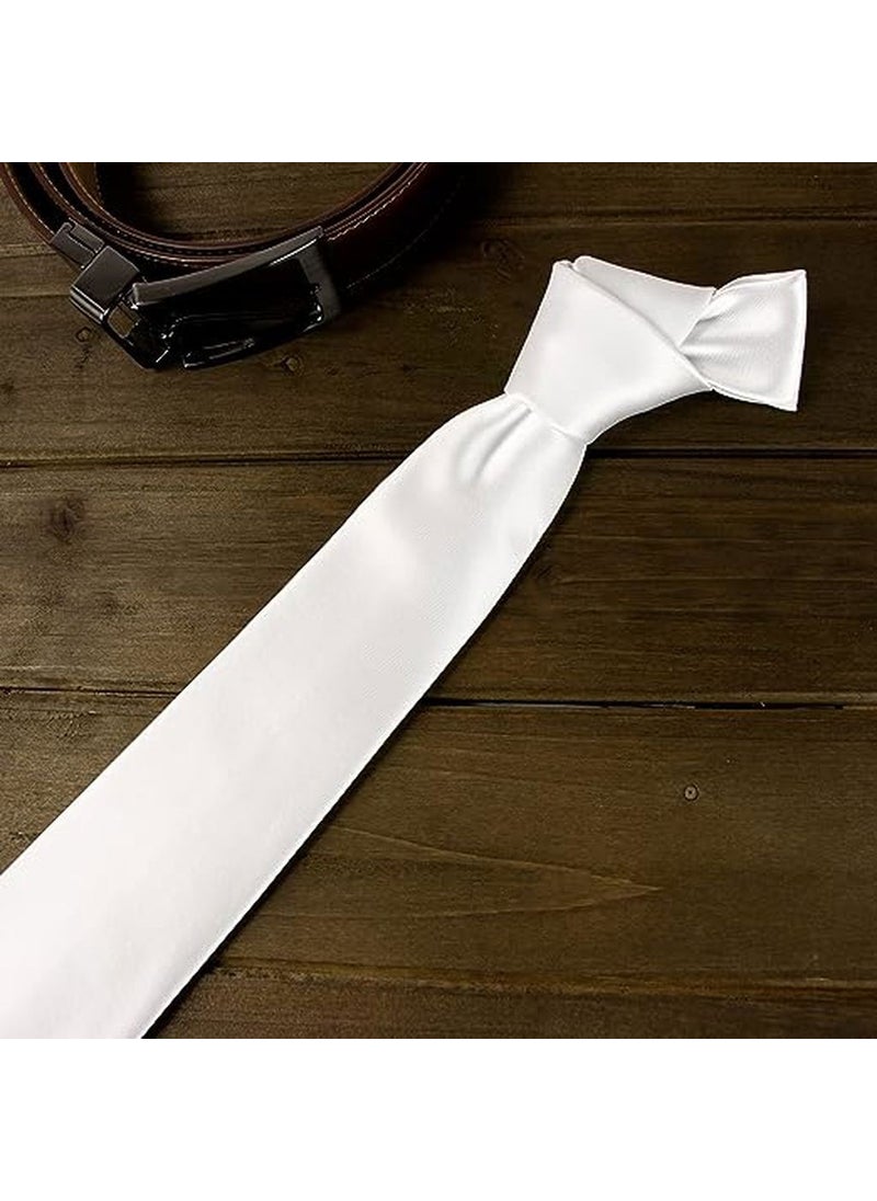 Trenderrs Men's Satin Tie and Handkerchief Set Men's Tie  - Image 1